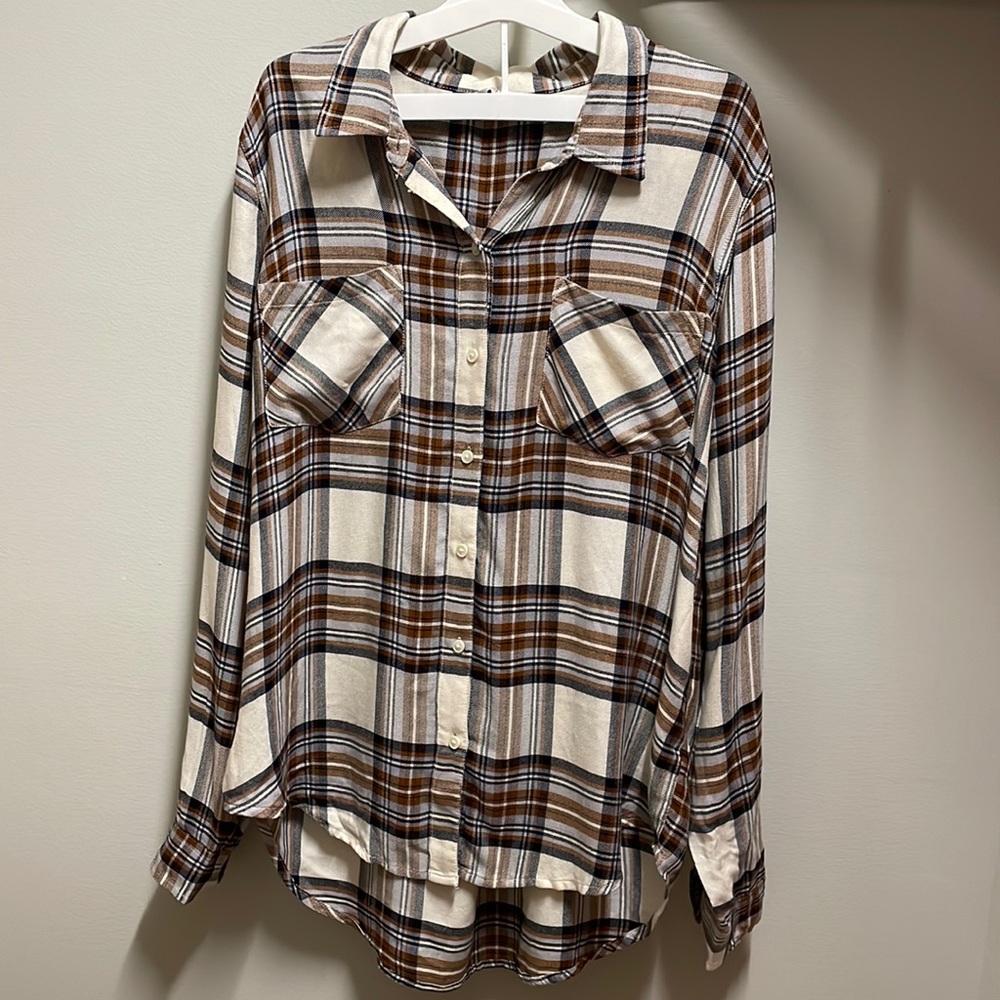 Lucky Brand Flannel Sz M